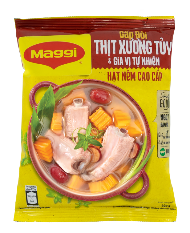 Hạt nêm Chay Nấm Hương Maggi 450g Thùng 20 bịch